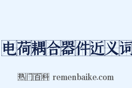 电荷耦合器件近义词是什么意思的图片
